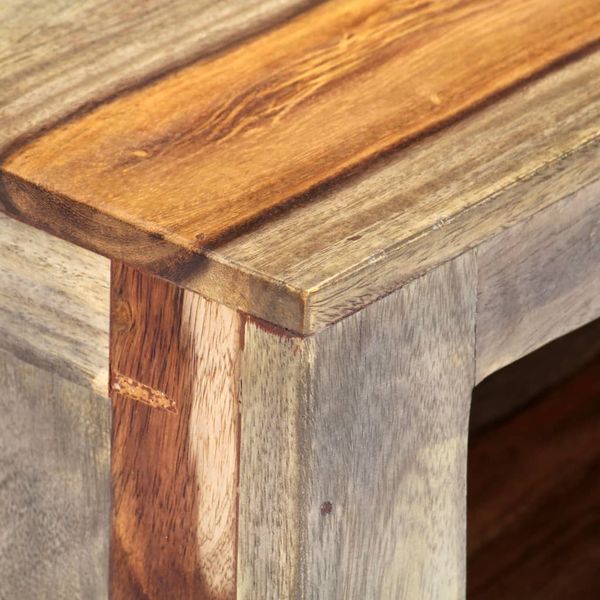 Szafka pod TV z litego drewna sheesham, 130 x 30 x 40 cm zdjęcie 5