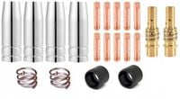 Zestaw części MB15 do uchwytu MIG 0,8 mm do migomatu MB-15 końcówki, dysze