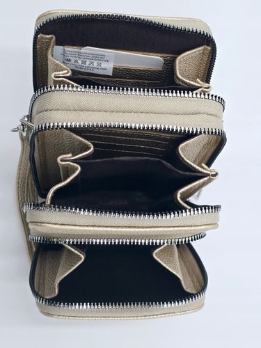 Victoria J - torebka rowerówka portfel etui na telefon biały groszek VJ2005 na Arena.pl