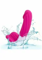 easy ride vibrator g-ride liquid silicone podwojny silnik czarny