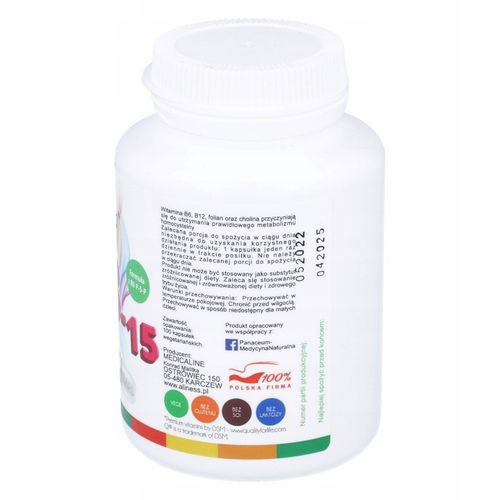 Aliness Witamina B complex B-15 METHYL ZDROWA SKÓRA WŁOSY 100 vege kaps na Arena.pl