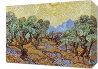 Obraz 40x30cm Olive Trees, Van Gogh Vintage do Salonu