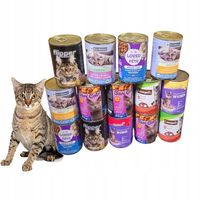 Mokra karma dla kota mix smaków 24 puszki x 415g