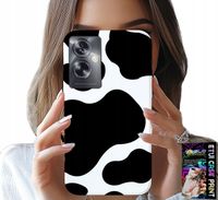 ETUI DO OPPO A79 5G - CZARNO - BIAŁE ŁATY KROWA, MODNE WZORY