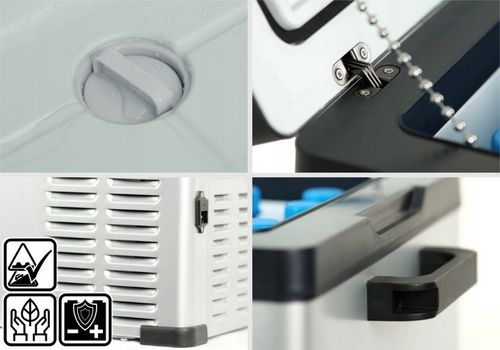 30L samochodowa lodówka zamrażarka -20°C 12V/24V|230V bluetooth +torba cool na Arena.pl