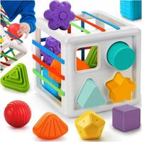 Elastyczna Kostka Sensoryczna Antystresowa Sorter Gumki Klocki Dla Dzieci