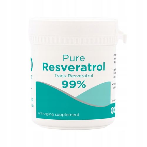 Resweratrol 99%+ proszek - 20g - (Trans-Resveratrol) - badany w PL na Arena.pl