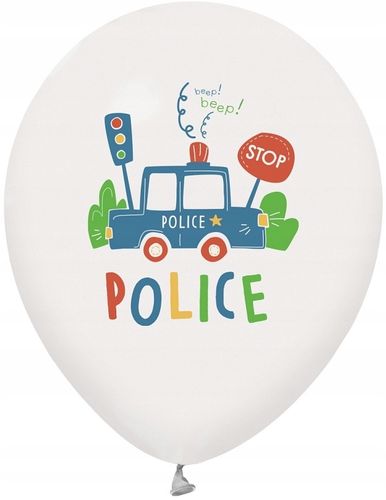 balony policja 12" 5szt na Arena.pl