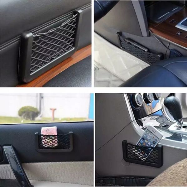 Siatka Organizer Kieszeń Auto Samochód NAKLEJKA 3M zdjęcie 3