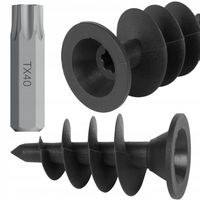 Kołki wkręty do folii kubełkowej fundamentowej do styropianu 50 mm 100 szt