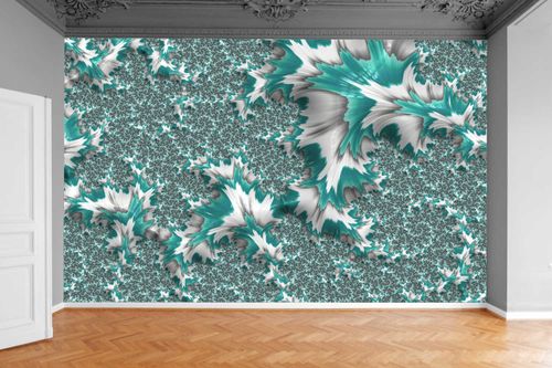 Fototapeta PURPUROWE LIŚCIE SPIRALA 3D 200x130 na Arena.pl