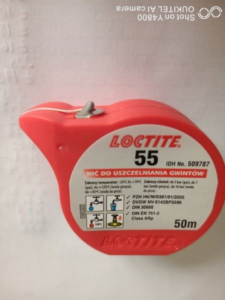 Nić do uszczelniania gwintów Loctite 55 zdjęcie 4