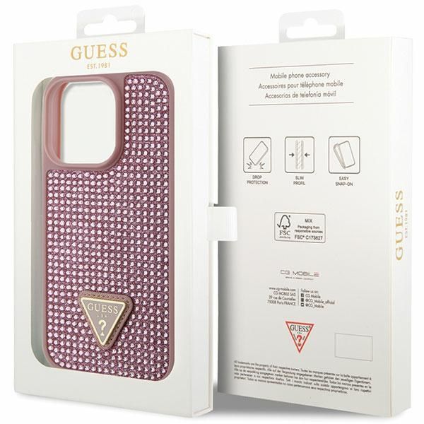 Etui Guess do iPhone 14 Pro, Różowy zdjęcie 8
