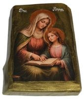 Ikona Święta Anna patronka wdów, małżeństw, panien, kobiet w ciąży