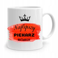 Kubek Prezent Dla Piekarza Najlepszy Piekarz Z Nadrukiem Ze Zdjęciem