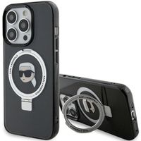 Etui Karl Lagerfeld do iPhone 15 Pro Max, Czarny, MagSafe