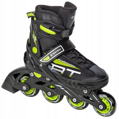Rolki Regulowane RAVEN Profession Black/Lime 31-35 na Arena.pl