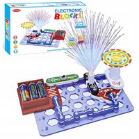 ZESTAW EDUKACYJNY MAŁY ELEKTRONIK EKSPERYMENTALNY ELEKTRYK NAUKA I ZABAWA