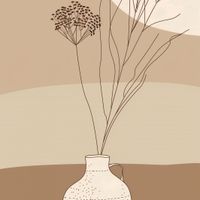 Plakat 40x40cm Kojący Wazon