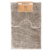 Dywanik łazienkowy mata Bati cappuccino nowoczesny 50x80+40x50