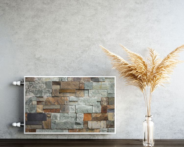 MATA Magnetyczna Na Kaloryfer Kamienna Ściana Mur 80cm x 60cm zdjęcie 5