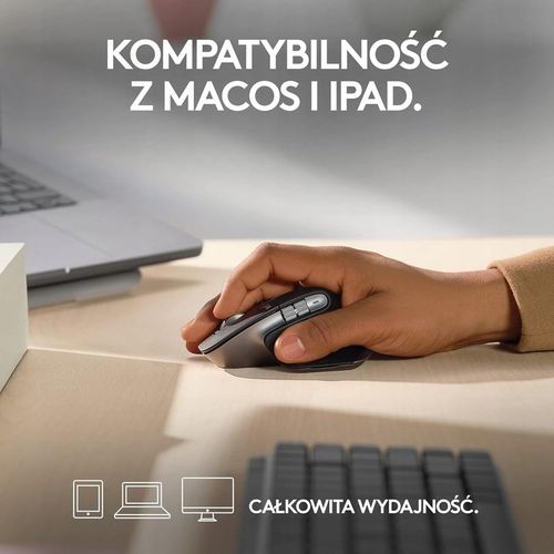 Mysz Bezprzewodowa Logitech Mx Master 3S Mac 8000DPI Sensor Optyczny na Arena.pl
