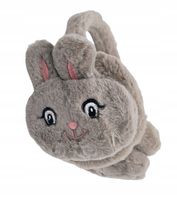 Mięciutkie pluszowe nauszniki Zajączek brązowe