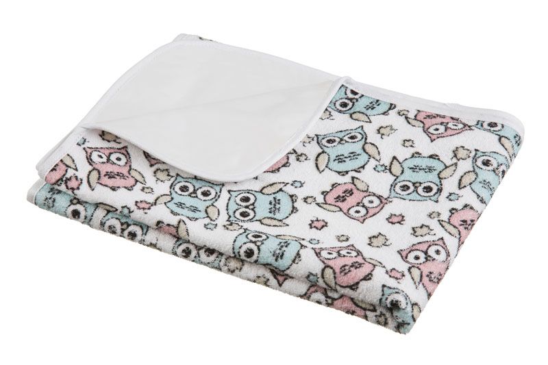 Podkład do przewijania frotte z ceratką 70x50cm zdjęcie 1