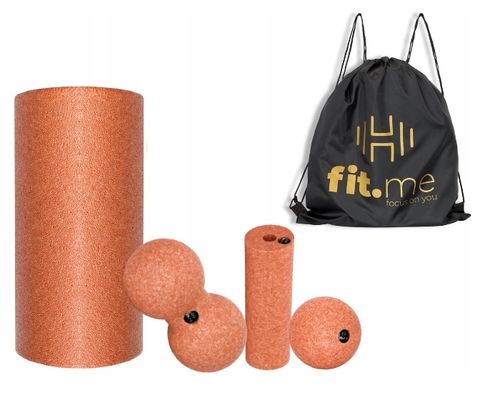 ZESTAW ROLLERÓW DO MASAŻU WAŁEK DUŻY MAŁY PIŁKA POJEDYNCZA DUOBALL EPP 4W1 na Arena.pl