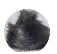 Pompon futerkowy C1 do czapki ( szary )