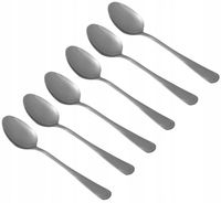 ŁYŻKI Łyżka Do ZUPY STOŁOWE Obiadowe Komplet 6szt Sztućców Sztućce 1435