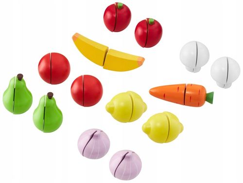 Duży drewniany sklep stragan teatr waga terminal płatniczy warzywa i owoce na Arena.pl