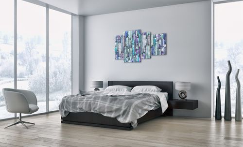 Obraz Na Płótnie - Drapacze Chmur - 120X70 Cm - Dl120X70-3857 na Arena.pl