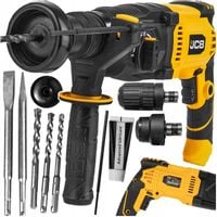 WIERTARKA UDAROWA SDS+ MOCNA 3.5J MŁOTOWIERTARKA 1050W Z UDAREM WALIZKA JCB