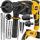 WIERTARKA UDAROWA SDS+ MOCNA 3.5J MŁOTOWIERTARKA 1050W Z UDAREM WALIZKA JCB