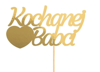 pik 3szt. kochanej babci gold