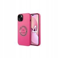 Plecki Karl Lagerfeld do Apple iPhone 14 Plus różowy