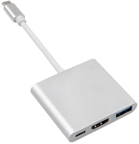 Adapter USB Type-C – HDMI 4K, USB 3.0, USB-C, PD Maclean na Arena.pl