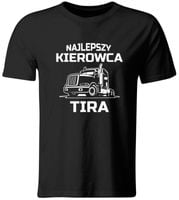KOSZULKA NA PREZENT DLA KIEROWCY TIRA, CZARNA, ROZ. S