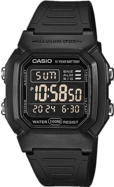 zegarek męski casio w-800h-1bves + box zdjęcie 2