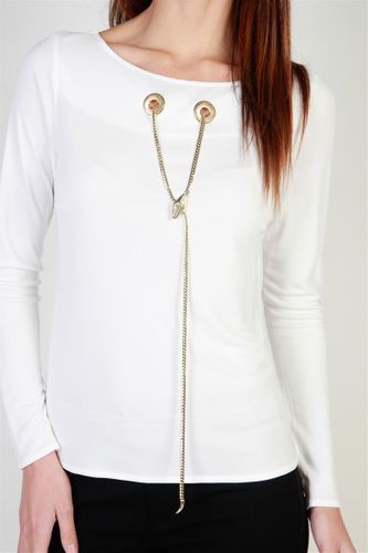 Cavalli Class sweter damski biały 48 na Arena.pl