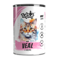 TUF TUF Puszka mielonka z cielęciną dla kota 400g