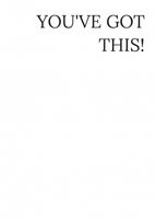 Plakat 50x70cm  Z Napisami Nowoczesny Cytat You've Got This