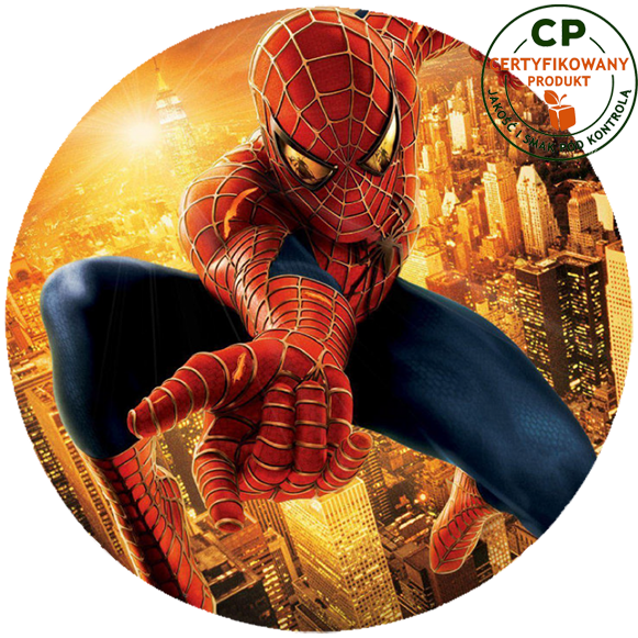 Opłatek na tort Spiderman zdjęcie 1