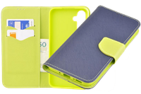 Etui portfel Fancy Case do Samsung Galaxy A54 5G niebieski