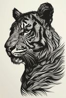 Plakat 61x90,5cm Tygrysi Gwizd