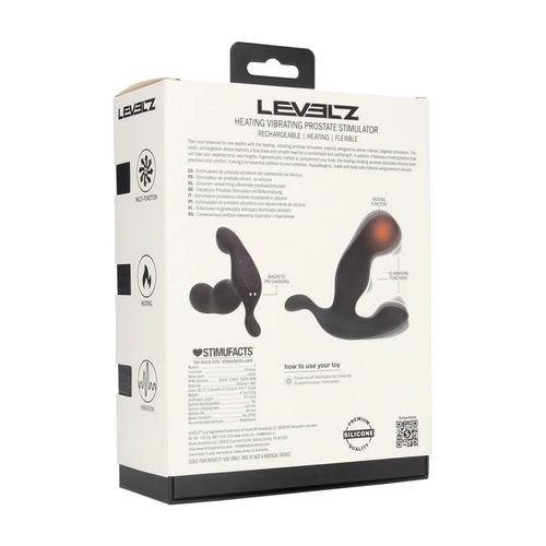 heating and vibrating silicone prostate stimulator - black na Arena.pl