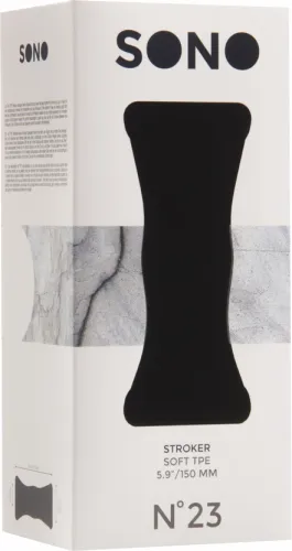 swicom stroker no.23 szary - elastyczny model tpe, prążkowana struktura na Arena.pl