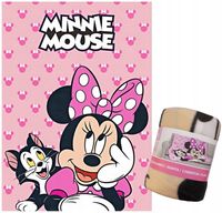 KOCYK POLAROWY 100X140 KOC MYSZKA MINNIE dla dziecka dziecięcy
