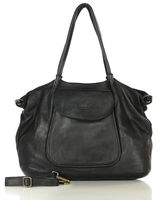 MARCO MAZZINI Torebka skórzana shopper bag ispirato dalla natura brąz